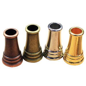 Portapenne singolo placcato argento oro bronzo <span class=keywords><strong>Vintage</strong></span> superficie di lusso Ins portapenne <span class=keywords><strong>in</strong></span> vetro piuma con Logo personalizzato per matita - Product Image 1