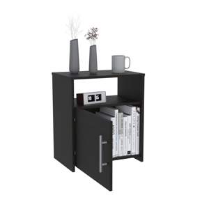 DB One-cabinet nightstand wengue ไม้เนื้อแข็งโบราณสไตล์ยุโรปที่ทันสมัยสำหรับห้องนอนอพาร์ทเมนต์คุณสมบัติการชาร์จแบบไร้สาย - Product Image 6