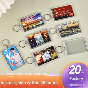 <span class=keywords><strong>Porte</strong></span>-clés en acrylique transparent vierge pour cadre <span class=keywords><strong>photo</strong></span>, <span class=keywords><strong>porte</strong></span>-clés en acrylique pour cadre <span class=keywords><strong>photo</strong></span> DIY pour cadeau promotionnel - Product Image 3