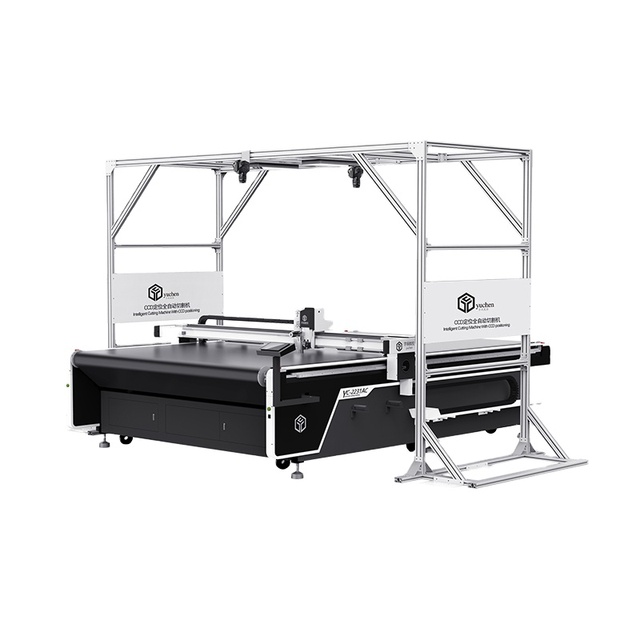 Yuchen Jersey Printed Fabric Knife Cutting Machine Cnc with Camera