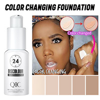 Maquillage à Marque Privée Hydratant Couvrance Totale Imperméable Longue Tenue Changeant de Couleur Fini Mat