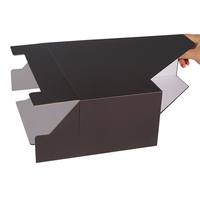 Organizador plegable A4 para revistas, caja de cartón para limar archivos