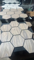 Panel Acústico de Pared con Patrón Hexagonal para Hotel, Hospital, Escuela, Oficina, Edificio, Villa