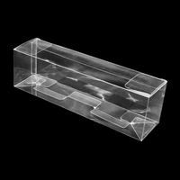 Boîte en PVC transparente imprimée, emballage de présentation, boîtes pliables en PET, emballage de boîte cadeau transparente