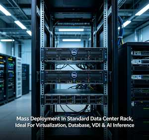 PowerEdge 1U R660ประสิทธิภาพสูงแร็คคู่ติดตั้งเซิร์ฟเวอร์ที่มีหน่วยความจำ256GB และ2 cpus dual Intel Xeon Scalable Processors hig - Product Image 4