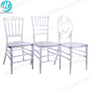 Atacado casamento cadeiras tiffany resina chiavari cadeira sillas chiavari acrílico fantasma cadeira para crianças sillas para eventos de fiesta