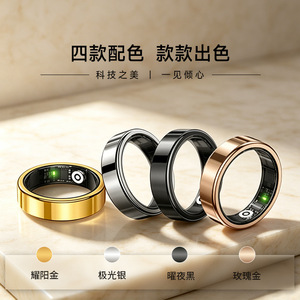 Bague connectée avec suivi du rythme cardiaque, de l'oxygène sanguin et du sommeil, étanche IP68, écran LED tactile, design léger 2,4g - Product Image 3