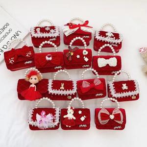 ถุงเงินกันน้ำแฟชั่น PU ปีใหม่สำหรับเด็กผู้หญิงกระเป๋าเป้สะพายหลังคาดลำตัวเจ้าหญิง - Product Image 2