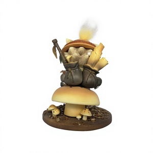 Adorable figurita de zorro con <span class=keywords><strong>sombrero</strong></span> de <span class=keywords><strong>paja</strong></span> - Product Image 1