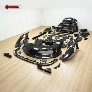 ชุดแต่งแอโรไดนามิกคาร์บอนไฟเบอร์แบบแห้ง สำหรับ Ferrari SF90 รุ่น Spider ปรับปรุงสไตล์ SF90XX กันชนหน้า-หลัง ของแท้จากโรงงาน - Product Image 5