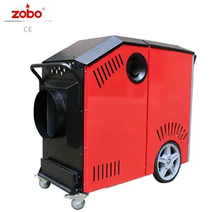 40KW Mobile Wood Pellet Burning Hot Air Heaters For Sale