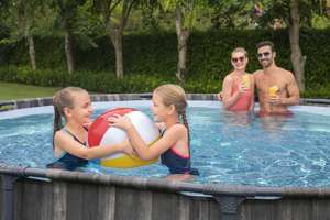 <span class=keywords><strong>Bestway</strong></span> 5614Z Piscine en PVC hors sol pour enfants avec accessoires Cadre rond portable en acier pour nouveau-né adulte - Product Image 4