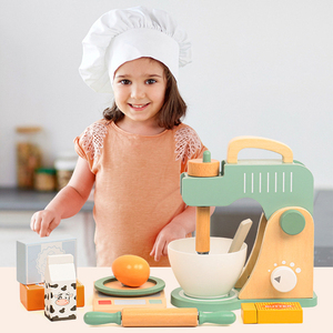 Jouets de <span class=keywords><strong>jeu</strong></span> de rôle pour enfants, ensembles de <span class=keywords><strong>cuisine</strong></span> en <span class=keywords><strong>bois</strong></span>, <span class=keywords><strong>jeu</strong></span> de simulation de <span class=keywords><strong>cuisine</strong></span>, jouet en <span class=keywords><strong>bois</strong></span>, ensemble de mélangeur - Product Image 3