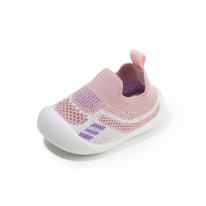 Chaussures décontractées printemps-été pour hommes, femmes, enfants, maille mouche respirante avec semelle souple anti-collision, vente en gros de chaussures pour bébés et tout-petits - Product Image 1