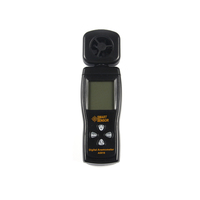 Marque capteur intelligent débit d'air anémomètre numérique compteur de vitesse du vent compteur de vitesse du vent AS816 vent 0.3-30 m/s outil de Diagnostic