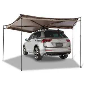 户外4x4汽车侧面遮阳篷suv车顶遮阳篷汽车侧面可伸缩汽车雨棚遮阳篷