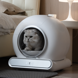 Caja de arena para gatos automática, inodoro inteligente para mascotas, superventas del fabricante, caja de arena para gatos autolimpiable con logotipo personalizado - Product Image 4