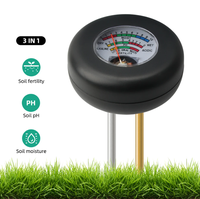 Nouveau sol PH-mètre métal double sonde Mode capteur d'humidité détecteur jardin plante fleur légumes sol fertilité analyseur