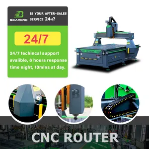 Router 3d Tiongkok Cnc 2000*3000Mm, Mesin Pemotong Kayu Cnc Router 3 Sumbu untuk Membuat Tanda Iklan