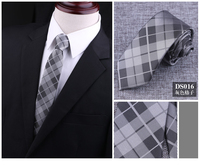 Bleu rayé Plaid cravate mâle cravate mode hommes professionnel uniforme hommes serveuse personnel cou cravate chemise accessoires