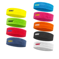 Aolikes – bandeau de cheveux pour la course à pied, le cyclisme, le sport, bandeau tricoté pour hommes et femmes, coton coloré et respirant absorbant la sueur