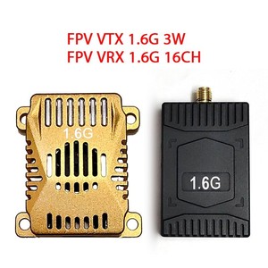 เครื่องส่งสัญญาณวิดีโอแบบอนาล็อก 1.6G 3W FPV VTX 3000mW DC 6-26V สำหรับโดรน UAV ปีกตรึงและมัลติโรเตอร์ - Product Image 1