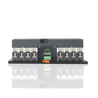 Commutateur de transfert automatique double puissance avec contrôleur ASQ1 100a 4P ATS, commutateurs à transfert automatique