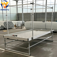 Bancs roulants pour l'agriculture, tables de culture intérieures, serres, plateaux de culture EBB et Flood, bancs roulants pour plantes médicinales