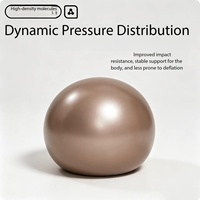 Ballon de Pilates Mini Personnalisé Écologique avec Structure Nid d'Abeille Anti-Éclatement pour Entraînement de la Force du Core et Remodelage Corporel