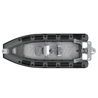 Bateau pneumatique RHIB 590 à coque en aluminium, PVC/Hypalon/Orca