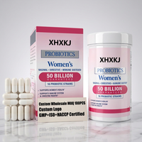 Probiotiques pour femmes OEM de haute qualité à action rapide, 50 milliards d'UFC, compléments alimentaires pour la santé, soutien digestif et immunitaire, capsules probiotiques