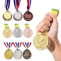 Médaille commémorative rétro en métal plaqué antique, logo personnalisé, pour sports, marathon, jeu scolaire, récompense, souvenir