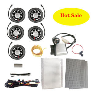 Système de Ventilation de refroidissement de siège de voiture haut de gamme coussin de siège de luxe 12V chauffage chaud et refroidissement housses de siège intérieur Acce 1 pièces - Product Image 5