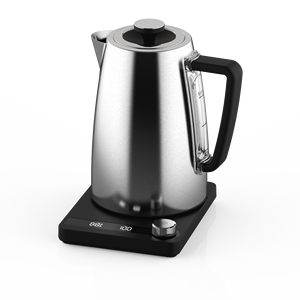 Bouilloire électrique vintage 1,7 L en acier inoxydable 2200 W, chauffe rapide, pour thé et café à domicile, avec indicateur LED - Product Image 2