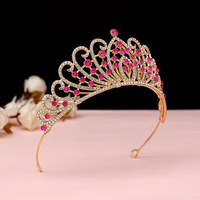 Accessoires de cheveux de mariée : Huit-vingt cristaux de luxe, style coréen baroque rétro, coiffe noire, cadeau d'anniversaire pour meilleure amie
