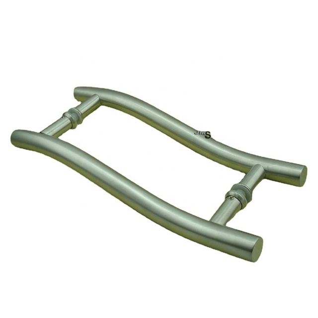 304 Stainless Steel Modern Exterior Pull Door Handles Double Sided Door Pull Handle for Commercial Doors with Easy Installation