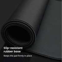 Alfombrilla de Ratón para Juegos XXL al por Mayor, Impermeable, Antideslizante, con Borde Cosido, Negra, para Computadora, Oficina y Hogar