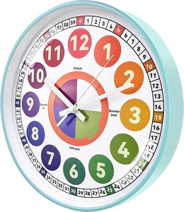 Bán Sỉ Đồng Hồ Treo Tường Giáo Dục Không Ồn Thời Gian Giảng Dạy Dạ Quang Cho Trẻ Em Đồng Hồ Dạy Phòng Trẻ Em Tùy Chỉnh Nhà Máy - Product Image 6