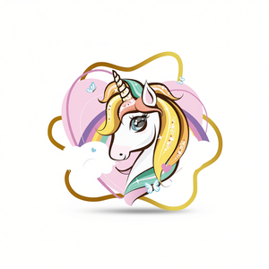 Party Love Piata Unicornio 50x45cm 12 Piezas Bolsa Decoración para Fiestas - Product Image 2