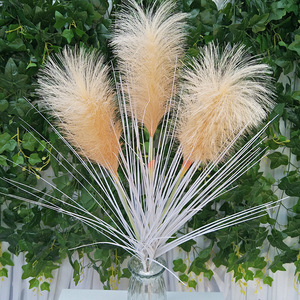 Flores Artificiales Queyiyi, Caña de Paja Artificial de 80 cm, Blanca, Decoración de Interiores, Decoración del Hogar, Accesorios de Fotografía - Product Image 3
