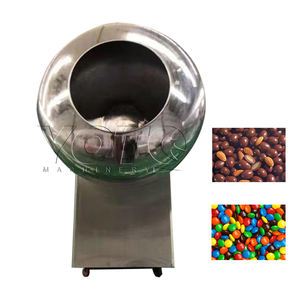 110V/220V 50/60Hz Máquina automática de recubrimiento de bocadillos de maní Máquinas de recubrimiento de dulces de nueces de chocolate - Product Image 5