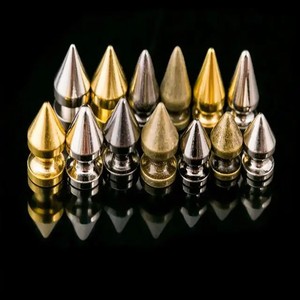 Cono de tornillo de <span class=keywords><strong>Metal</strong></span> de alta calidad, remache <span class=keywords><strong>Punk</strong></span>, remaches decorativos para ropa - Product Image 2
