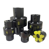 Accouplement flexible à mâchoires en acier de haute précision, type à bride, connecteur d'arbre pour transmission de puissance de moteur servo OEM et machine CNC