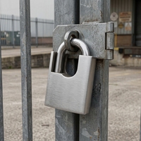 Cadenas protégé par manille en acier inoxydable de haute qualité SS 304