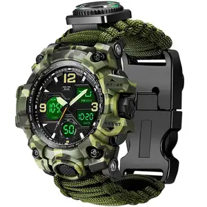 Açık macera toptan özel için Paracord Band ile dayanıklı hayatta kalma izle