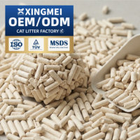 Lettiera per Gatti in Tofu PeaFiber Pro 99,9% Senza Polvere - Agglomerante Rapida, a Basso Dispersione, Smaltibile nel WC, Fornitura Diretta dalla Fabbrica