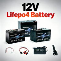 Station d'alimentation portable LiFePO4 pour l'extérieur, rechargeable par énergie solaire, alimentation de secours, longue durée de vie, tension stable, batterie LiFePO4 300ah