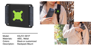 Sac à dos sport Lock Go avec support de téléphone flexible en ABS, boucle de ceinture d'épaule et support de poitrine pour appareils de 4 à 7 pouces - Product Image 3