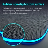 Tapis de souris de jeu sans fil 15W avec recharge sans fil, tapis de bureau lumineux RGB, clavier d'ordinateur portable, coussin LED antidérapant lumineux en stock