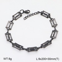 Pulsera Popular de Acero Inoxidable con Diseño Punk Simple y de Alta Gama para Hombre, con Forma de Mariposa y Inspiración Budista